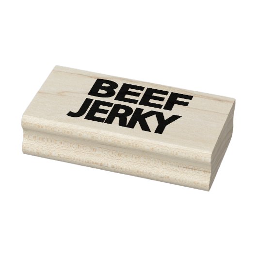 Kopvlees Jerky Typografie Rubberstempel (Stempel)