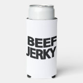 Kopvlees Jerky-typografie Seltzer Blikjeskoeler (Seltzer Voorkant)