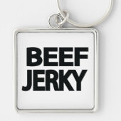 Kopvlees Jerky-typografie  Sleutelhanger (Voorkant)