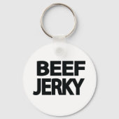 Kopvlees Jerky-typografie Sleutelhanger (Voorkant)