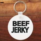 Kopvlees Jerky-typografie Sleutelhanger (Voorkant)