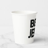 Kopvleesdrogen Typografie Papieren Bekers (Rechts)