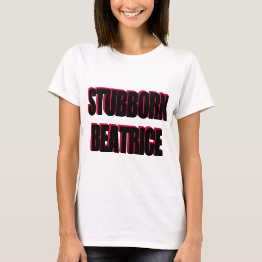 KOPZIGE BEATRICE T-SHIRT (Voorkant)