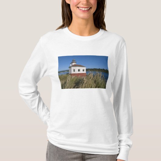 Koquille-vuurtoren, Oregon, Verenigde Staten T-shirt (Voorkant)