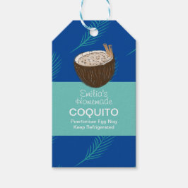 Koquito Recipe Drink Palm Leaf Coconut Egg Nog Cadeaulabel
