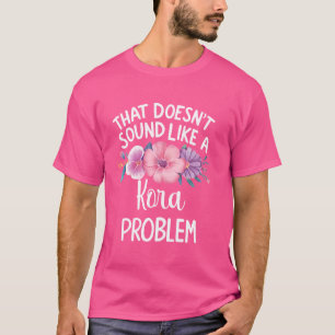 KORA Gepersonaliseerde Schattigee Bloemmeisjes KOR T-shirt