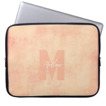Koraal Aardetinten Pasteltinten Monogram Chic