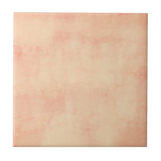 Koraal Aardse Pasteltinten Tegeltje (Voorkant)