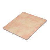Koraal Aardse Pasteltinten Tegeltje (Zijkant)