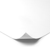 Koraal abstract waterverf DIY bruiloft tafelplan Poster (Hoek)