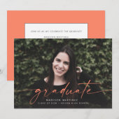 Koraal Afstuderen de Aankondiging van het Afstuder (Voorkant / Achterkant)