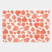 Koraal Agate Textuur Modern Abstract Steen Cadeau Inpakpapier Vel (Voorkant 3)