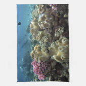 Koraal, Agincourt Reef, Great Barrier Reef Theedoek (Verticaal)