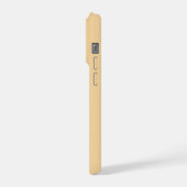 Koraal Anjer Botanisch Aquarel Aangepaste Naam iPhone Hoesje (Linkerkant)
