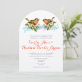 Koraal Apple Aqua  Vogelwedstrijd Kaart (Staand voorkant)