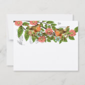 Koraal Apple Aqua  Vogelwedstrijd Kaart (Achterkant)