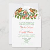 Koraal Apple Aqua  Vogelwedstrijd Kaart (Voorkant)