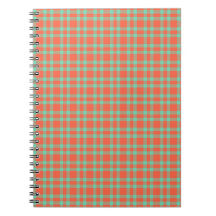 Koraal Aquamarijn Plaid Patroon