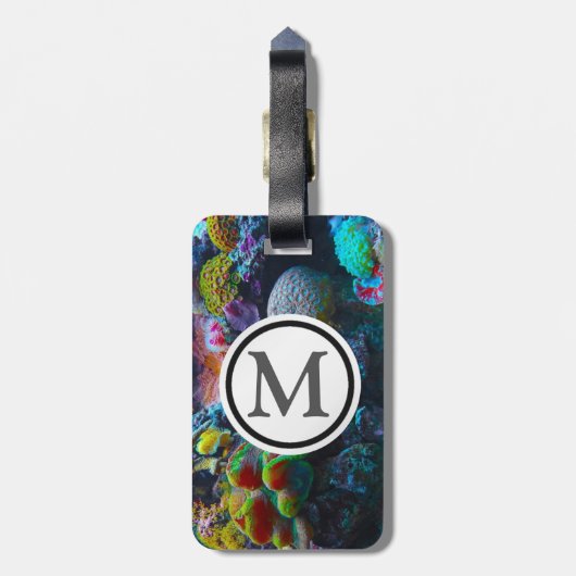 Koraal Bagagelabel (Achterkant verticaal)