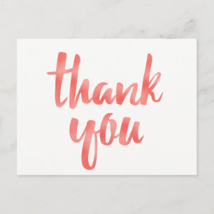 Koraal bedankt briefkaarten