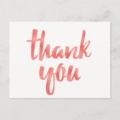 Koraal bedankt briefkaarten (Voorkant)