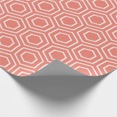 Koraal betonstaal cadeaupapier (Hoek)