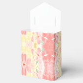 Koraal Bloemig Bruiloft Bedankdoosjes (Geopend)