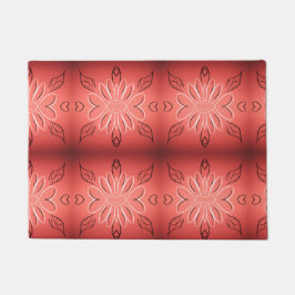   koraal bloemige Vloermat Deurmat