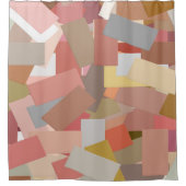 Koraal Blokken douchegordijn (Voorkant)