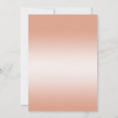 Koraal Boog & Lint 35e Huwelijksjubileum Kaart (Achterkant)