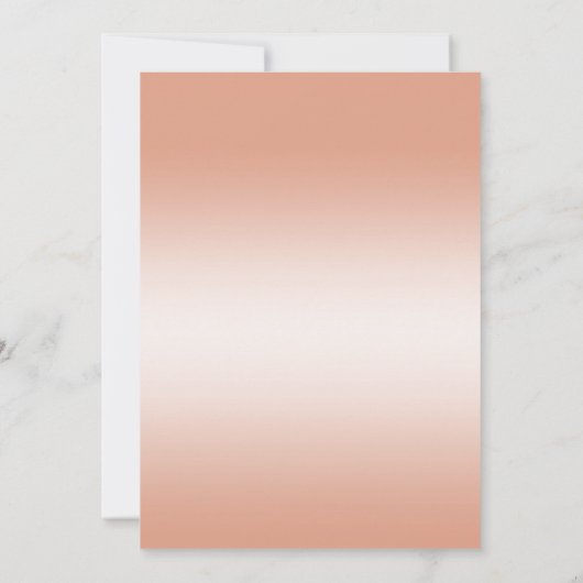 Koraal Boog & Lint 35e Huwelijksjubileum Kaart (Achterkant)