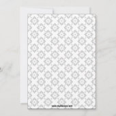 koraal Bridal Shower Uitnodiging (Achterkant)