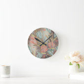 Koraal bruin Koffieblauw ivoren vlinder Ronde Klok (Huis)