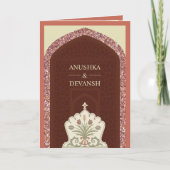 Koraal Bruin Roos Goud Alles In Een Indiase Huweli (Voorkant)