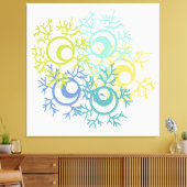 Koraal Canvas Afdruk (Insitu (Woonkamer))