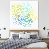 Koraal Canvas Afdruk (Insitu (Slaapkamer))