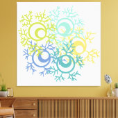 Koraal Canvas Afdruk (Insitu (Woonkamer))