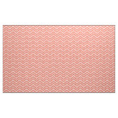 Koraal Chevron bekledingsstof Stof (Yard (91,4 cm))