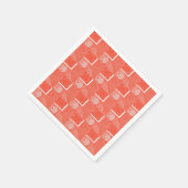 Koraal Chic Mod Design Servet (Hoek)