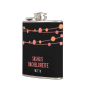 Koraal Confetti - Gepersonaliseerde Bachelorette Heupfles (Links)