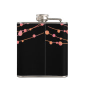 Koraal Confetti - Gepersonaliseerde Bachelorette Heupfles (Achterkant)