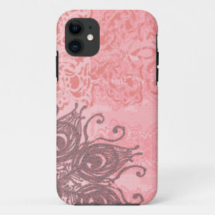 Koraal  Damascus - flexibele plastic houder - iPhone 11 Hoesje