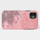 Koraal Damascus - flexibele plastic houder - Case-Mate iPhone Case (Achterkant (horizontaal))