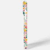 Koraal Ditsy Bloemen Monogram Case-Mate iPhone Case (Achterkant / Links)