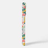Koraal Ditsy Bloemen Monogram Case-Mate iPhone Case (Achterkant / Rechts)