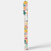 Koraal Ditsy Bloemen Monogram Case-Mate iPhone Case (Achterkant / Links)