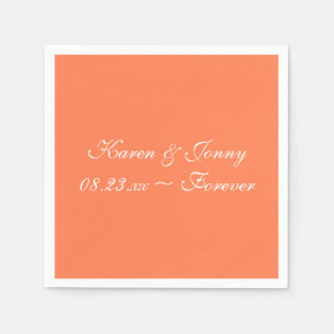 Koraal draagbaar kleurenontwerp Napels Servet