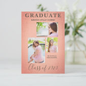 Koraal Drie Foto's Collage Afstuderen Textiel (Staand voorkant)