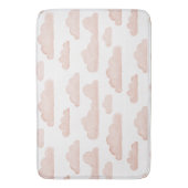 Koraal Droomtijd Waterverf Wolken Bad Mat (Voorkant Verticaal)