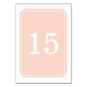 Koraal Eenvoudig elegante Kaart (Achterkant)